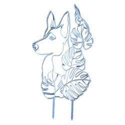 Treillis plante chien - Argent