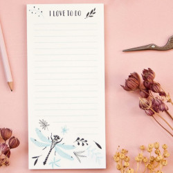 Grand Bloc note libellule