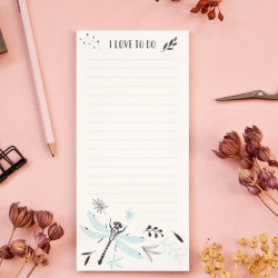 Grand Bloc note libellule