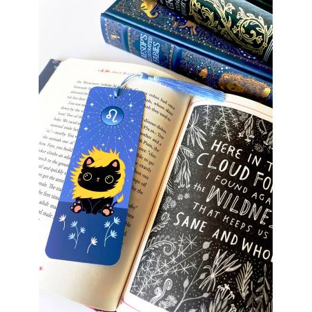 Marque page Lion - Signe astrologique