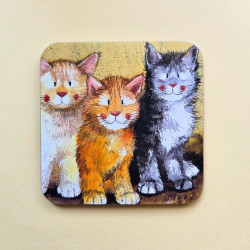 Sous-verre chat - Rodoco