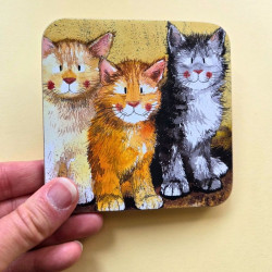 Sous-verre chat - Rodoco