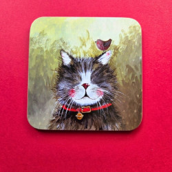 Sous-verre chat - Klaus