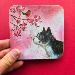 Sous-verre chat - Félix