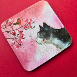 Sous-verre chat - Félix