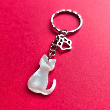 Porte-clefs Blanc