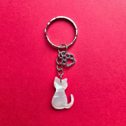 Porte-clefs Blanc