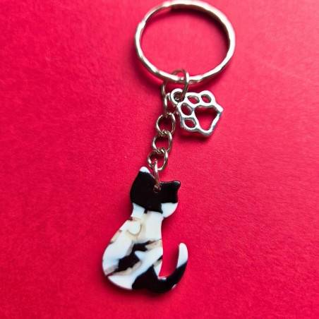 Porte-clefs Noir et blanc