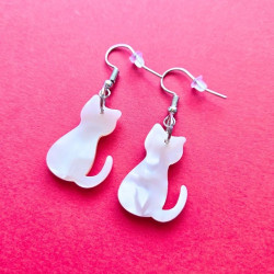 Boucles d'oreilles - Blanc