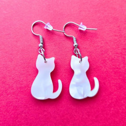 Boucles d'oreilles - Blanc