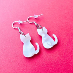 Boucles d'oreilles - Blanc