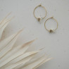 Boucles d'oreilles pierre de lune