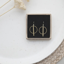 Boucles d'oreilles géométriques