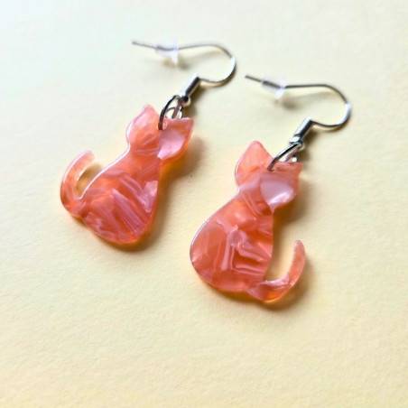 Boucles d'oreilles - Orange