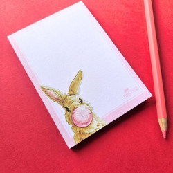 Bloc Note lapin bubble