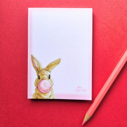 Bloc Note lapin bubble