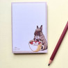 Bloc Note lapin chocolat