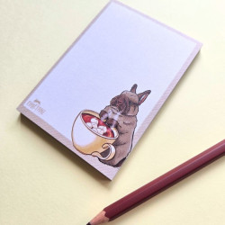Bloc Note lapin chocolat
