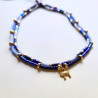 Bracelet perle du japon - Bleu et blanc