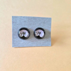 Puces d'oreilles - Chat noir