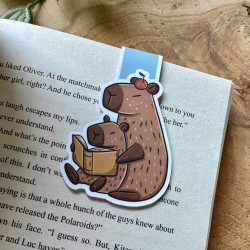 Marque page magnétique Capybara