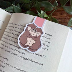 Marque page magnétique Loutres