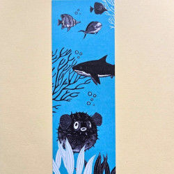 Marque page Aquatique