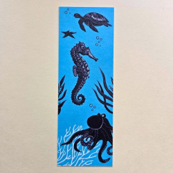 Marque page Aquatique