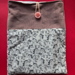 Pochette à livre  - licorne