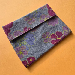 Pochette à savon  - hibiscus