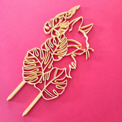 Treillis plante chat - Gold