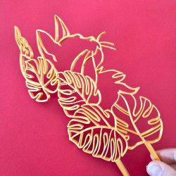 Treillis plante chat - Gold