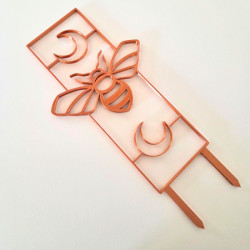 Treillis plante abeille - Cuivré