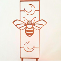 Treillis plante abeille - Cuivré