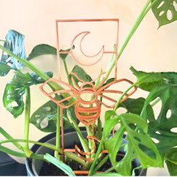 Treillis plante abeille - Cuivré