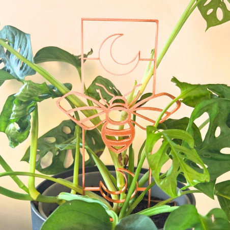 Treillis plante abeille - Cuivré