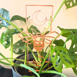 Treillis plante abeille - Cuivré
