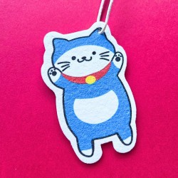 Eponge compacte chat bleu