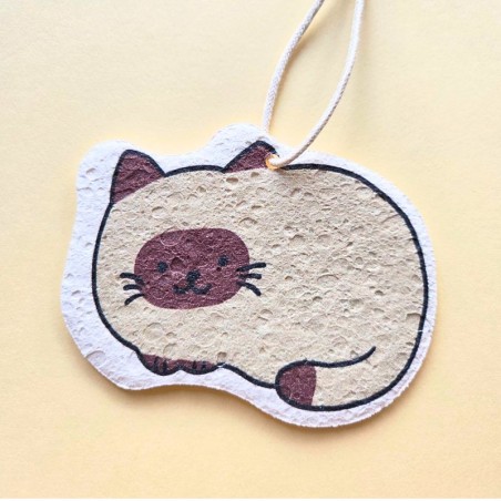 Eponge compacte chat siamois