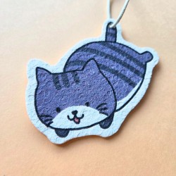 Eponge compacte chat gris