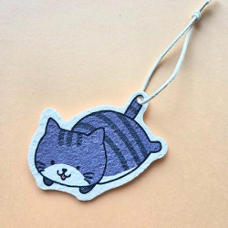 Eponge compacte chat gris