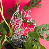 Treillis plante chien - Argent
