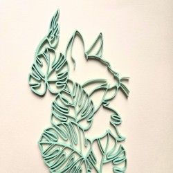 Treillis plante chat - Vert pastel