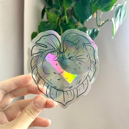 Sticker attrape soleil chat endormi