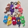 Porte-clefs tricoté Potiron Family