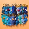 Porte-clefs tricoté Potiron Family