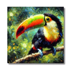 Magnet toucan à bec carené