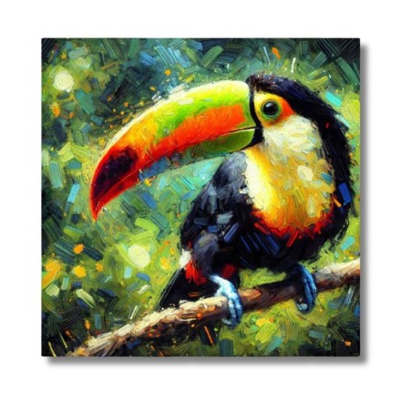 Magnet toucan à bec carené