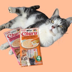 Lot de 2 Friandises liquides au poulet et au poisson