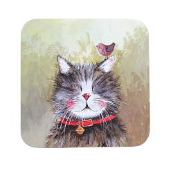 Sous-verre chat - Klaus